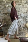 Conrad Grunge Loose Cotton Knit Merlot
